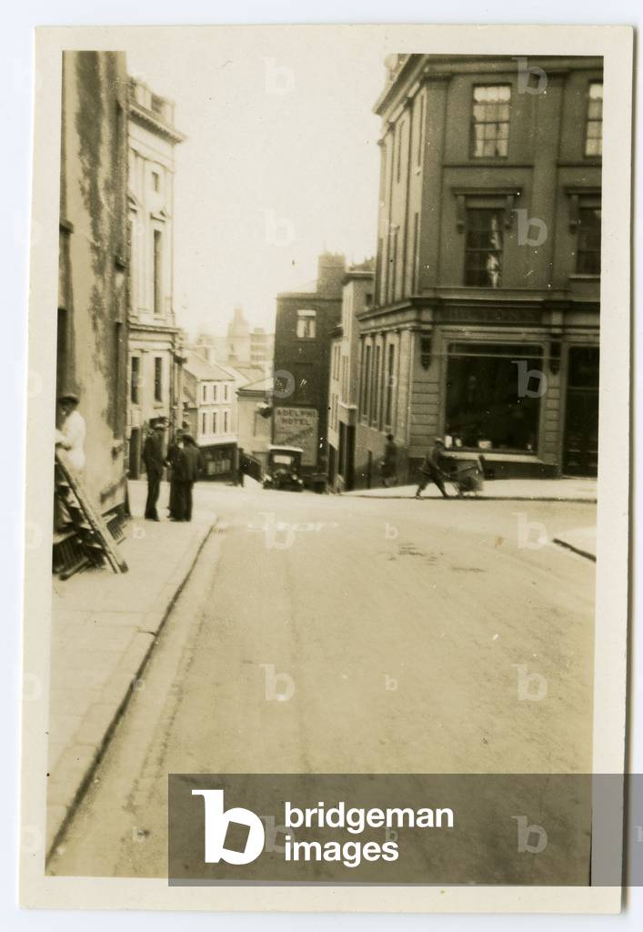 Top of Church Street, Douglas, Isle of Man, 1932-34 (b/w photo)