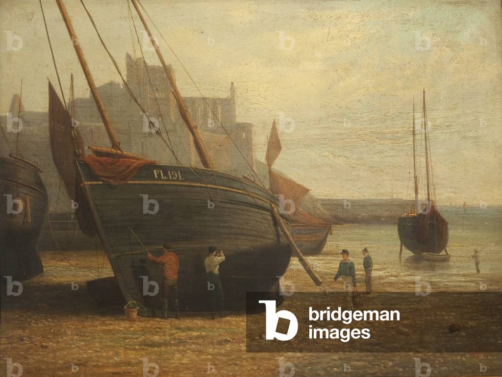 The Shore, Peel, 1883 (oil on canvas)