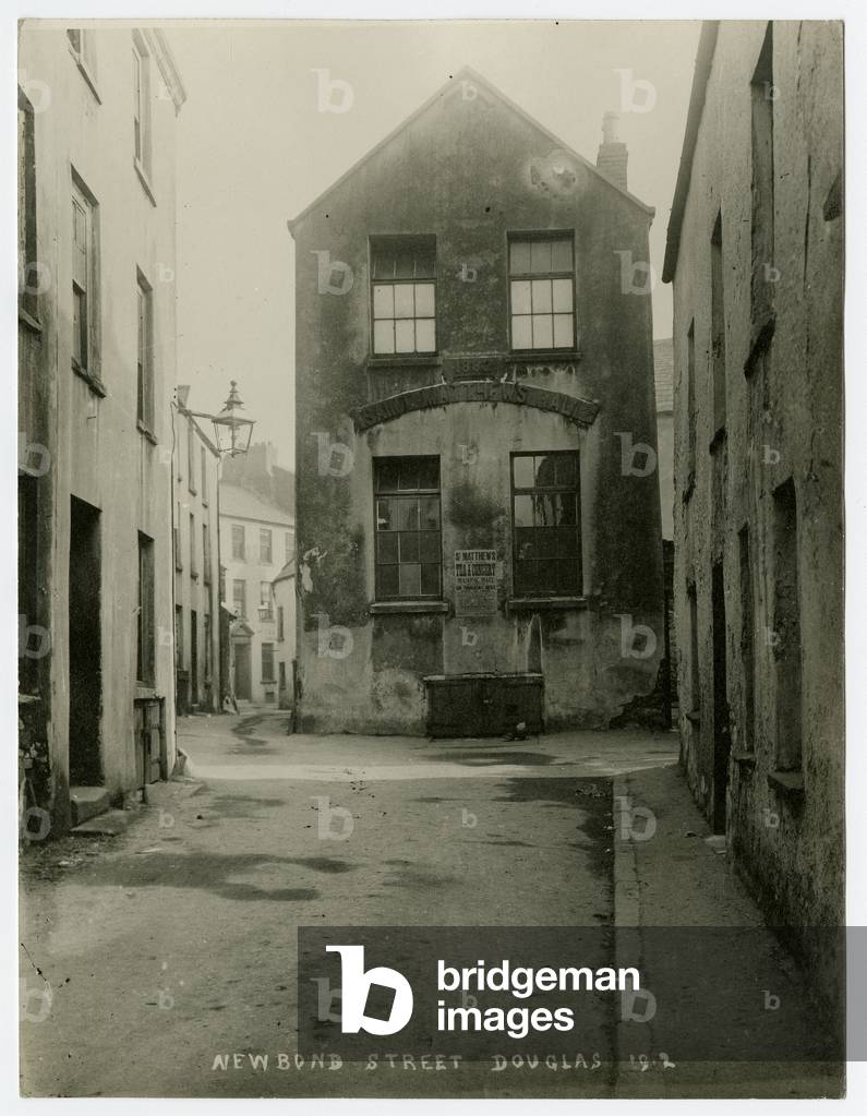 New Bond Street, Douglas, Isle of Man, 1912 (b/w photo)