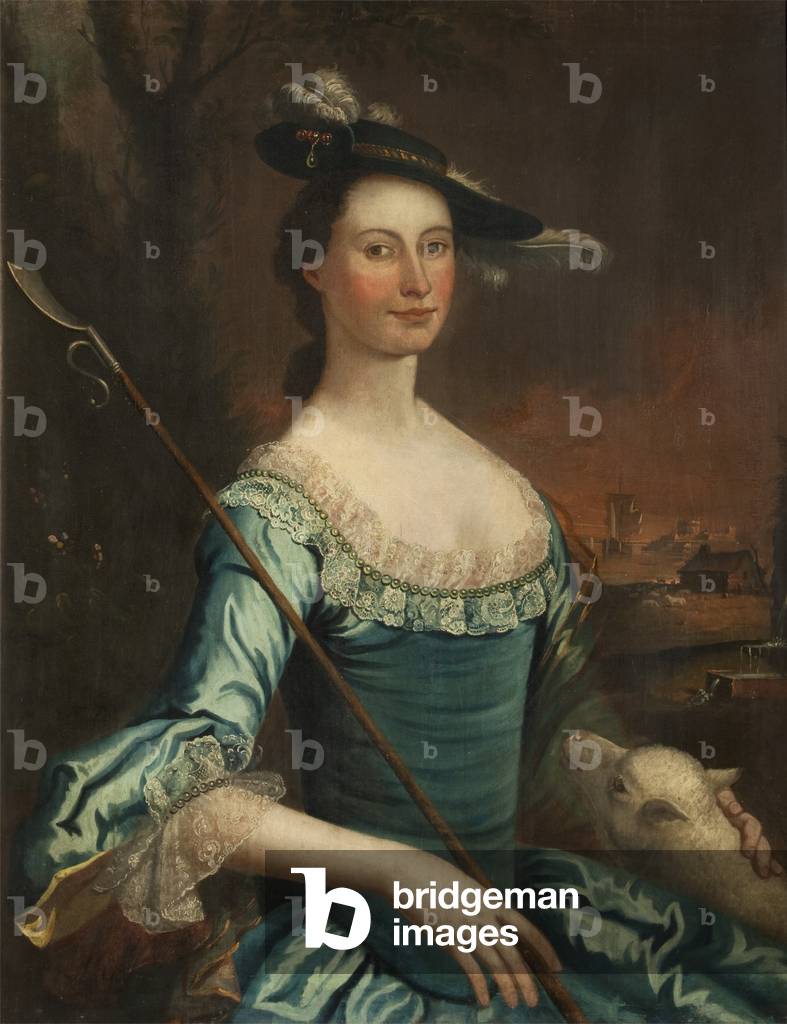 Portrait of Ann Fine (oil on canvas)