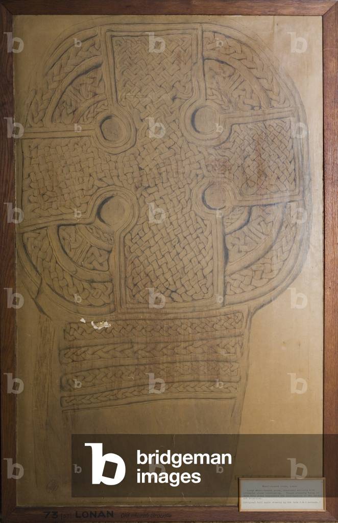Lonan Cross Slab, c.1906 (ink on paper)