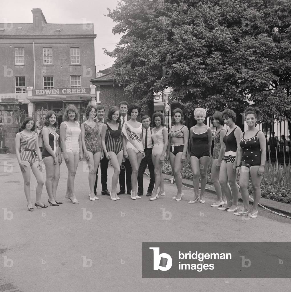 Miss Conister Bathing Beauty Competition, July 1965 (b/w photo)