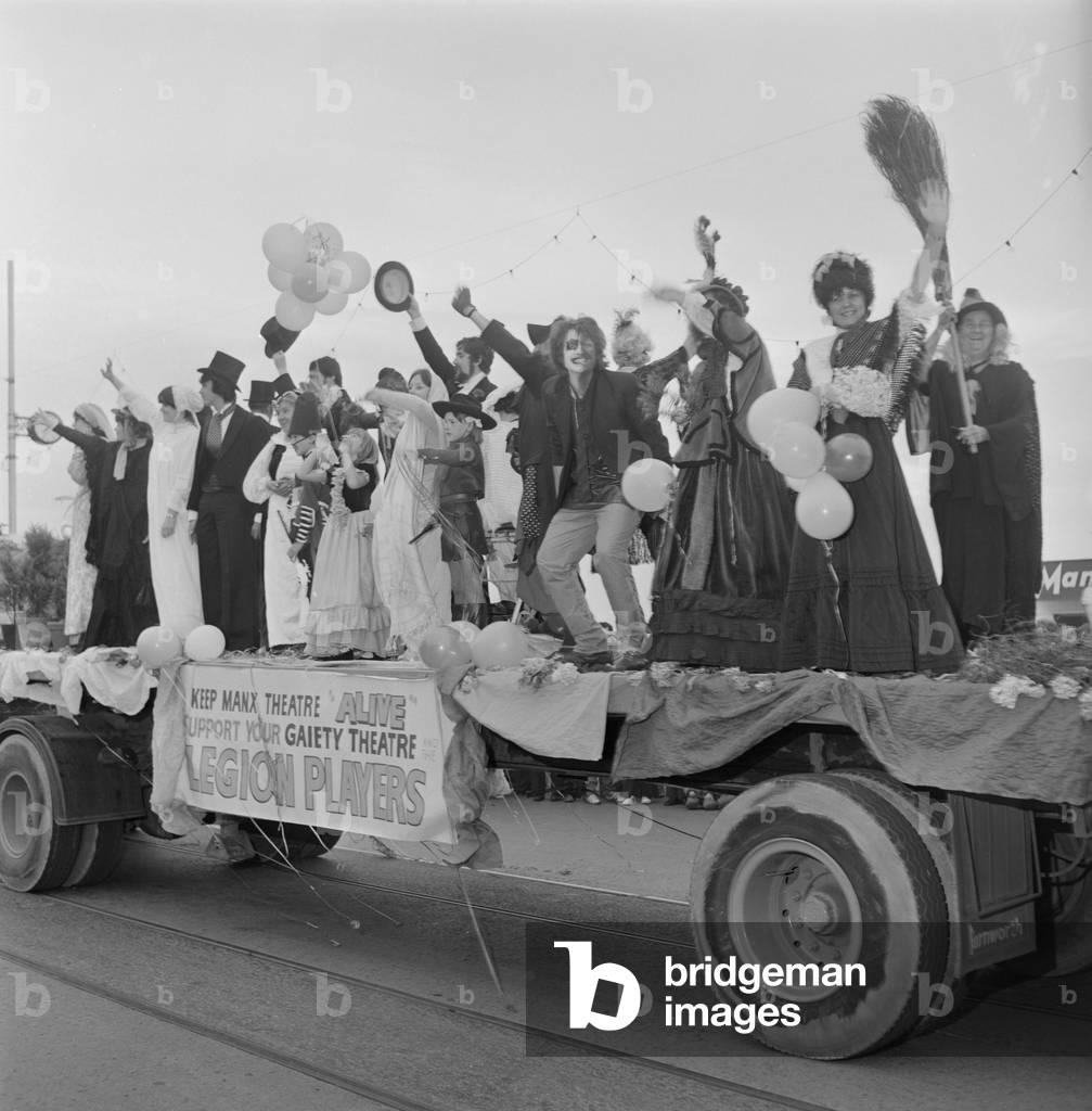 Douglas Carnival, Isle of Man, August 1978 (b/w photo)