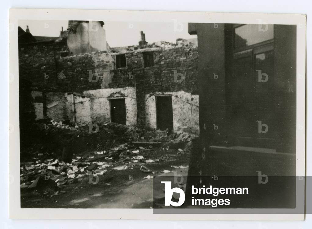 The space formerly occupied by 19 New Bond Street, Douglas, Isle of Man, 1932-34 (b/w photo)