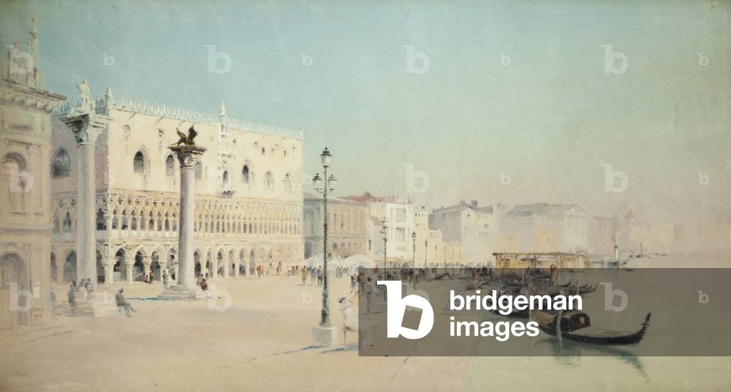 The Doges Palace, Venice, 1888 (oil on canvas)