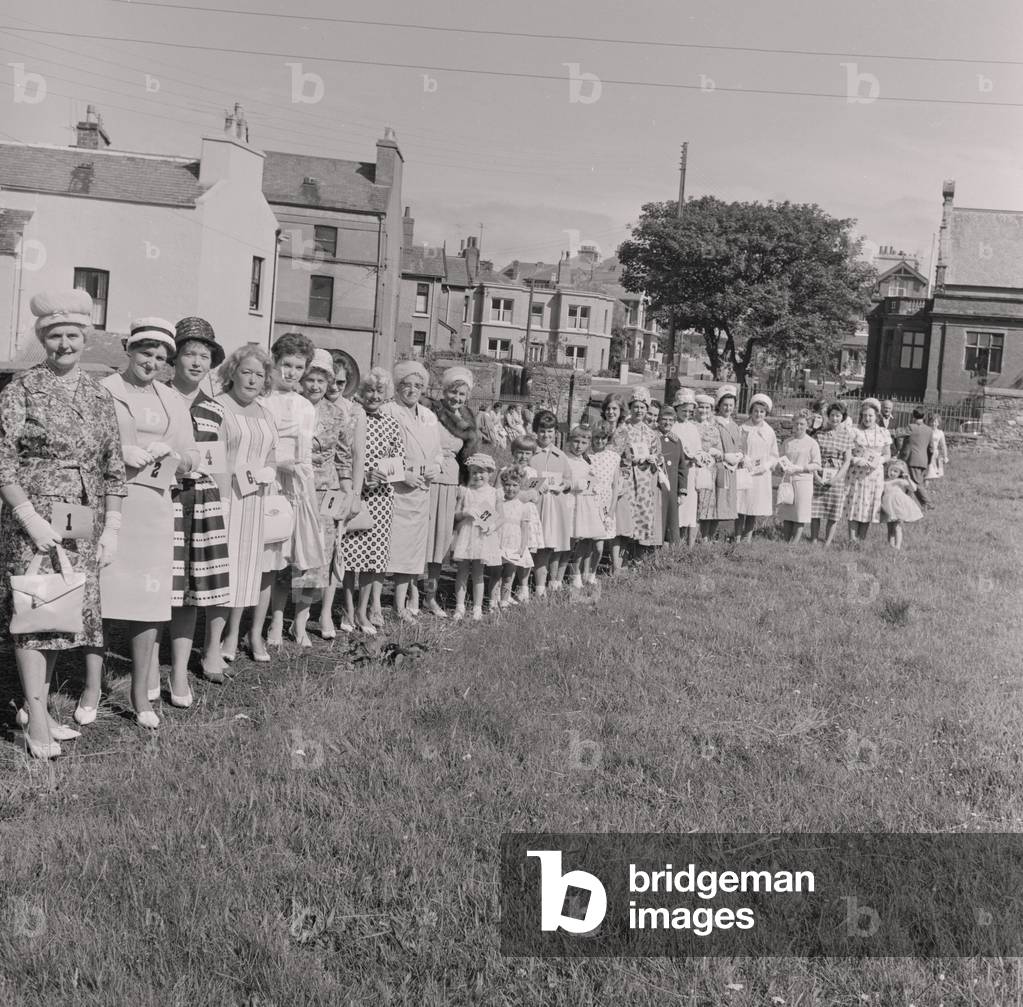 Peel Fashion Parade, August 1962 (b/w photo)