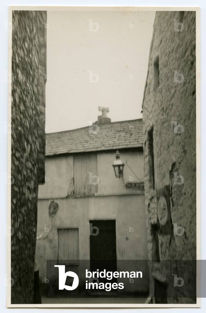 South end of Stowell's Lane, Douglas, Isle of Man, 1932-34 (b/w photo)