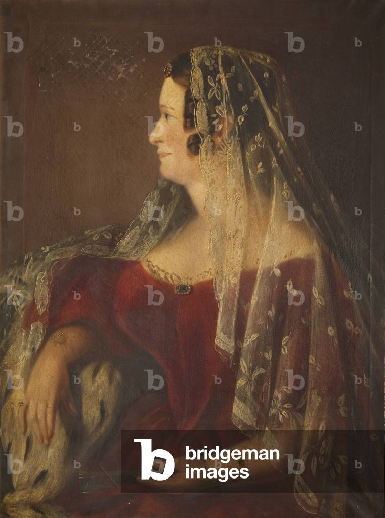 Portrait of Lady Hillary of Fort Anne, 1845 (oil on canvas)