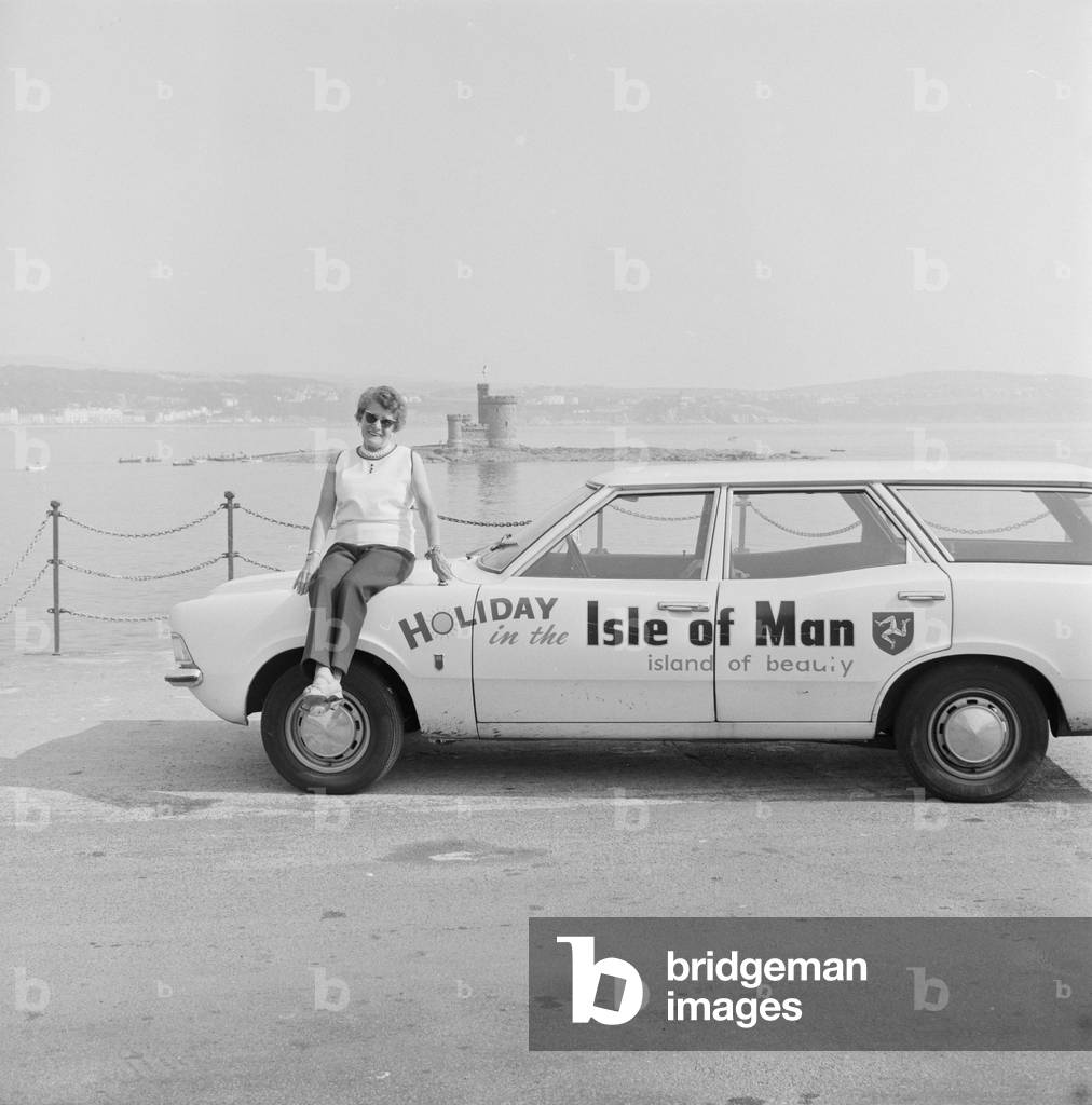 'Holiday in the Isle of Man', August 1973 (b/w photo)