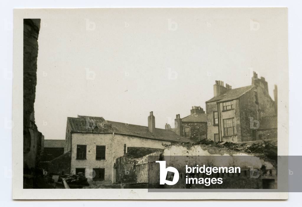 Spittal's cottages, Douglas, Isle of Man, 1932-34 (b/w photo)