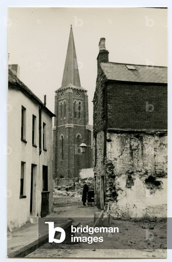 St Barnabas church, Douglas, Isle of Man, 1932-34 (b/w photo)