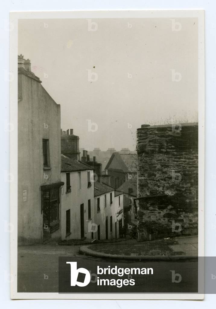 Top of Well Road Hill, Douglas, Isle of Man, 1934 (b/w photo)