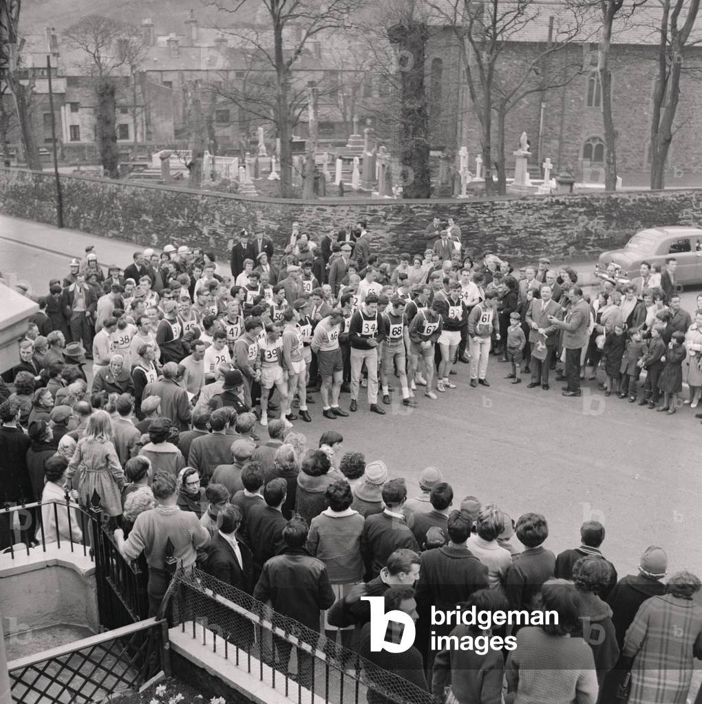 Parish Walk, May 1963 (b/w photo)