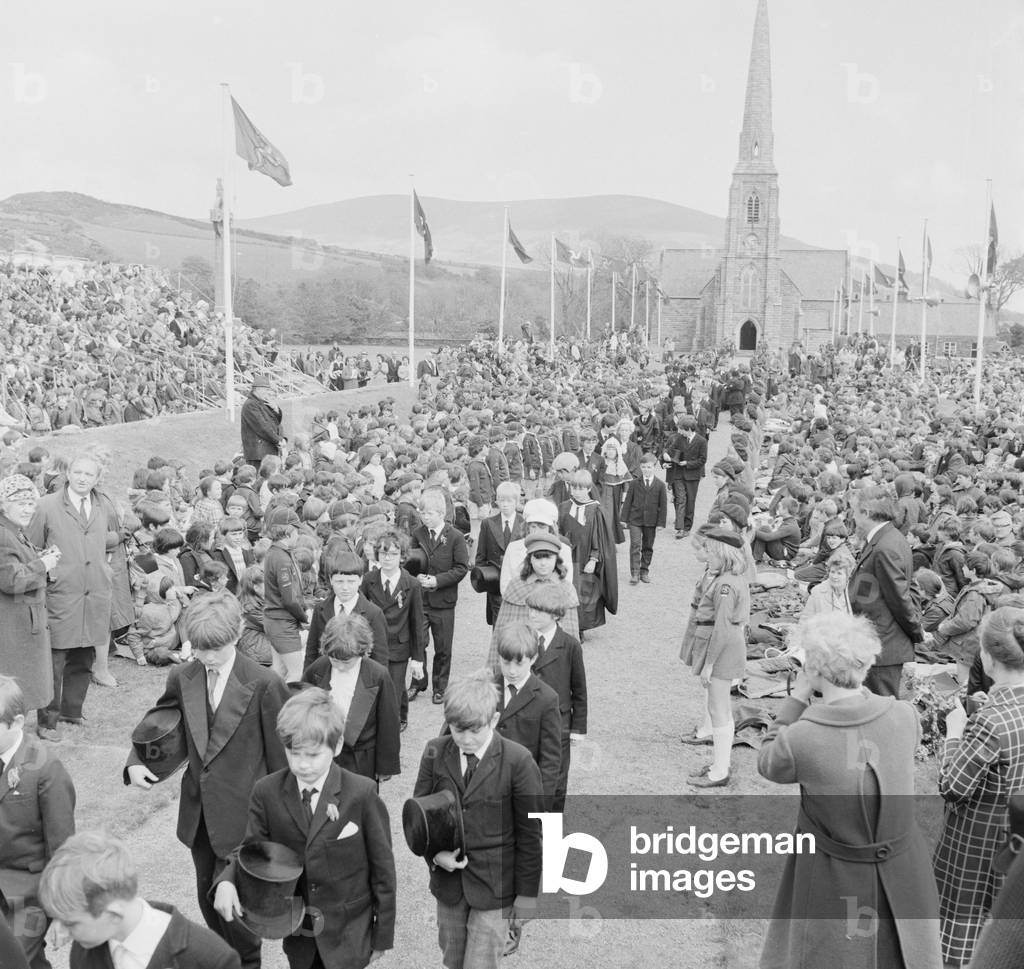Junior Tynwald, June 1972 (b/w photo)
