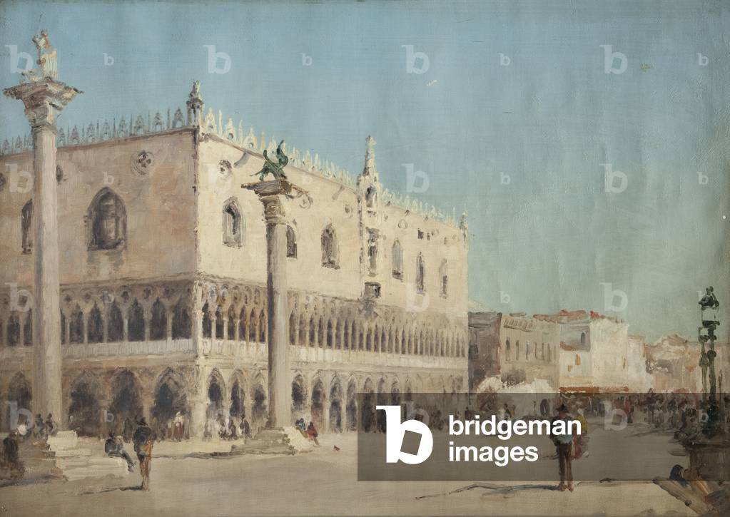The Doges Palace, Venice, 1888 (oil on canvas)