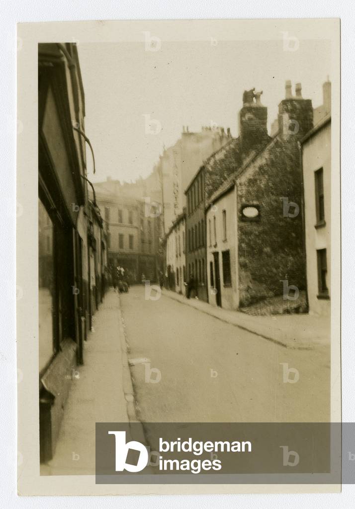 North side of Great Nelson Street, Douglas, Isle of Man, 1932-34 (b/w photo)
