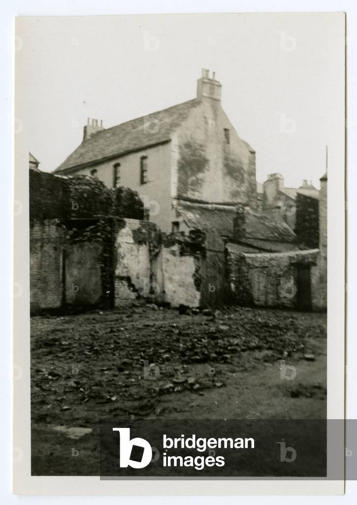 Durie House from New Bond Lane, Douglas, Isle of Man, 1932-34 (b/w photo)
