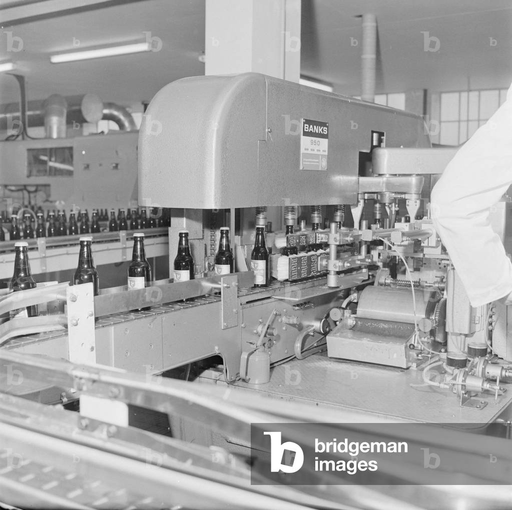 Opening of Okells Bottling Plant, August 1972 (b/w photo)