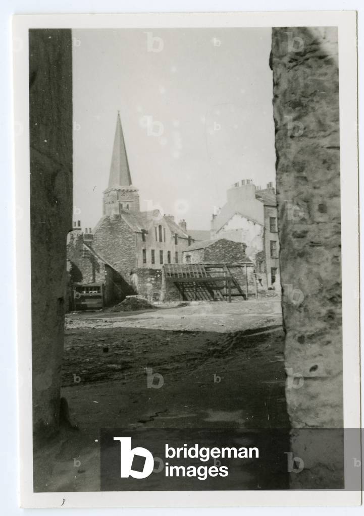 Seneschal Lane, Douglas, Isle of Man, 1934 (b/w photo)