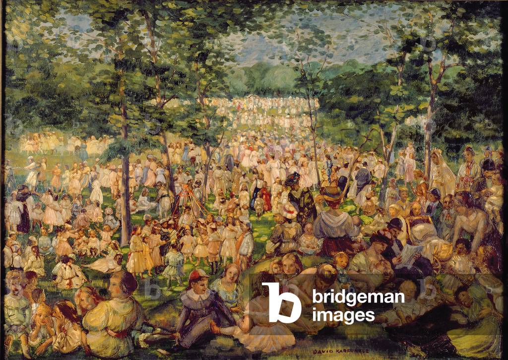 The May Party, 1909 (oil on canvas)