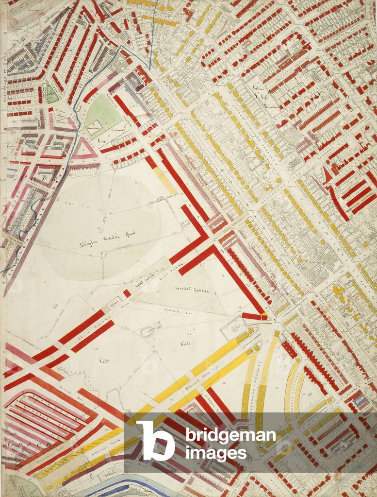 Descriptive map of London Poverty, 1889 (hand-coloured litho)