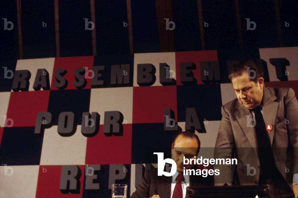 Jacques Chirac and Charles Pasqua
