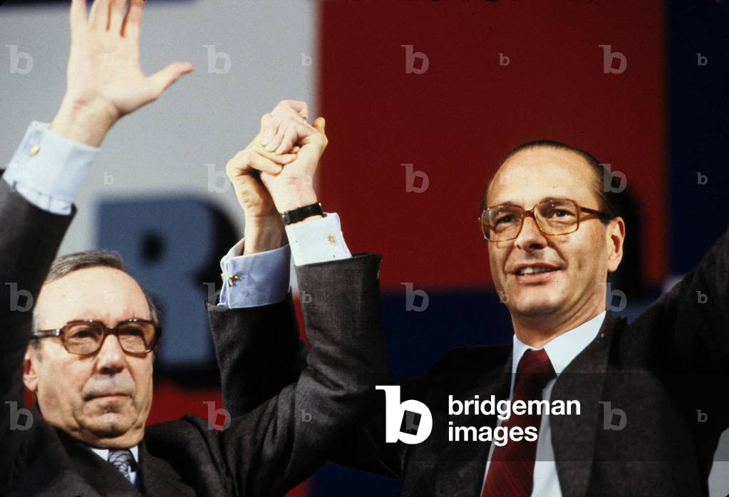 Michel Debre and Jacques Chirac
