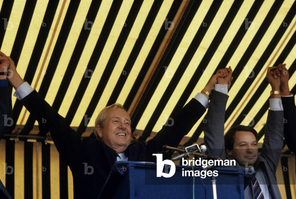 Jean Marie Le Pen and Jean Pierre Stirbois