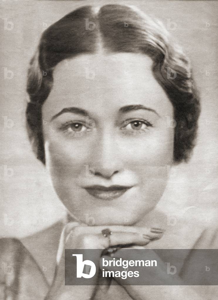 Wallis Simpson, later the Duchess of Windsor, born Bessie Wallis Warfield, 1896-1986