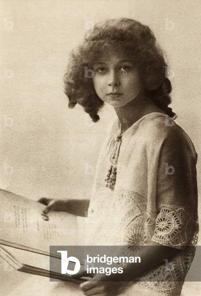 Princess Marie José of Belgium, from 'Princess Marie-José's Children's Book', published 1916 (b/w photo)