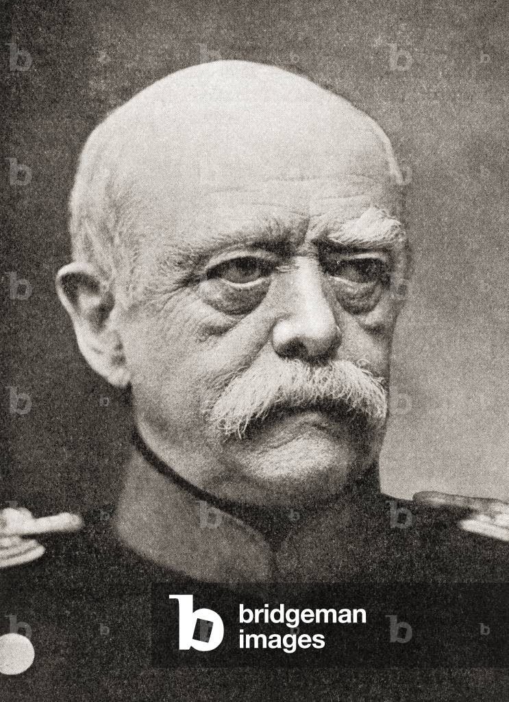 Otto Eduard Leopold, aka Otto von Bismarck, from The History of the Great War, pub.c. 1919