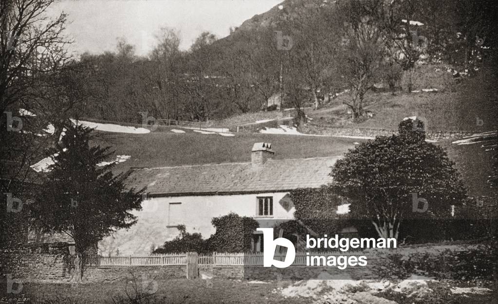 Nab Cottage, Rydal, Cumbria, England, the home of David Hartley Coleridge, 1796-1849
