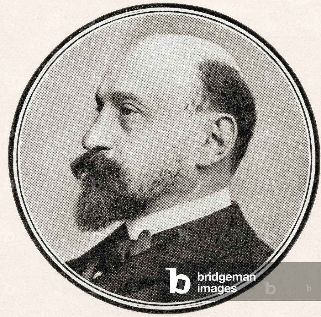 Sir Ernest Joseph Cassel, German-born British merchant banker and capitalist, from the magazine The World and His Wife, pub.1907