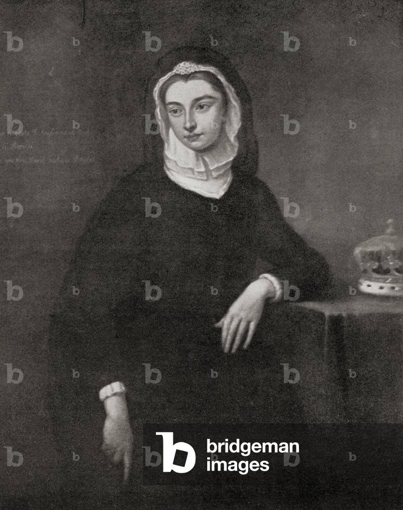 Catherine Greville, Duchess of Buckingham (litho)