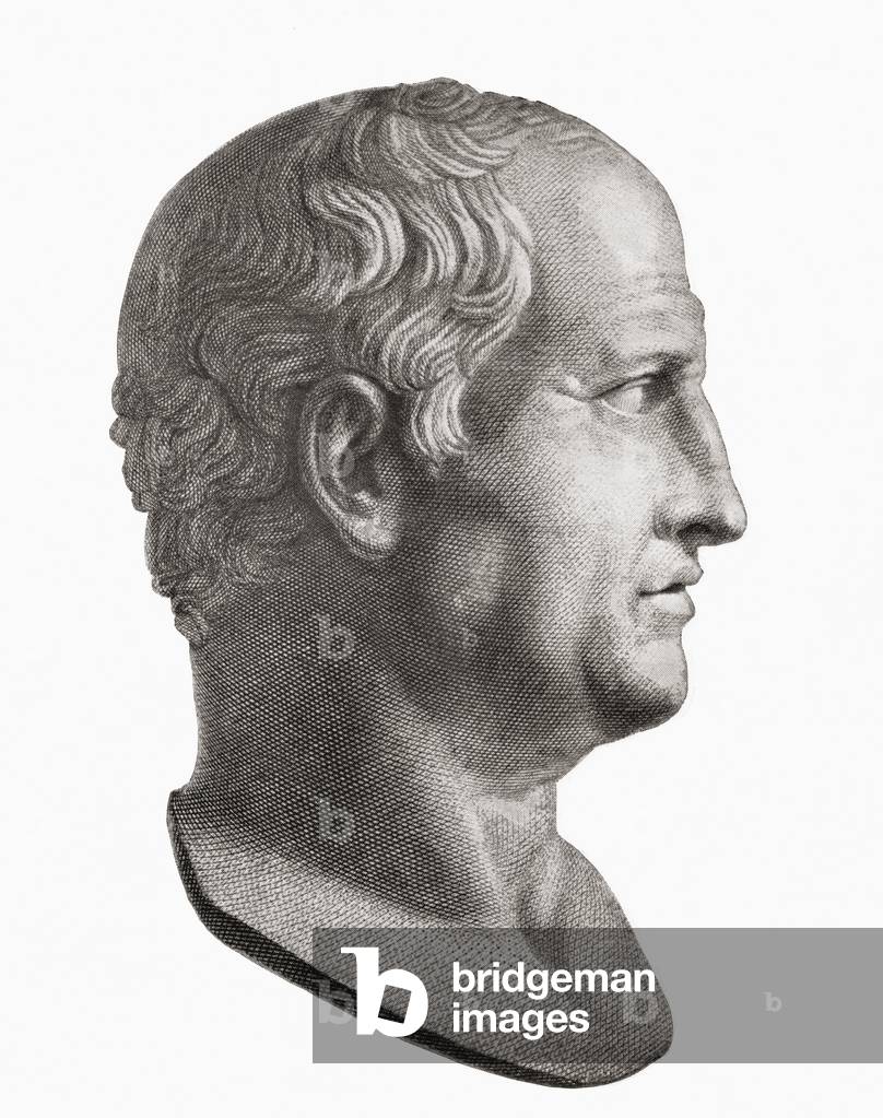 Marcus Tullius Cicero, from 'Bibby's Annual', published 1910 (litho)