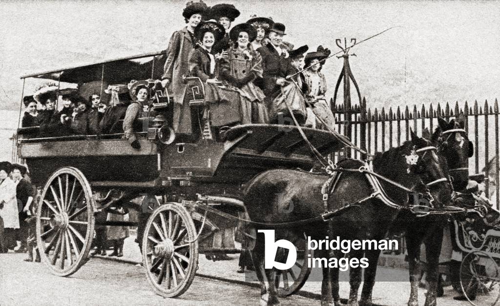 A horse brake, from  The Pageant of the Century, pub. 1934