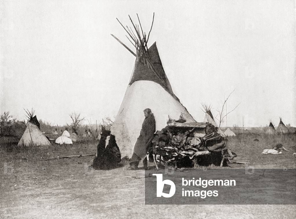 An Indian village in the 19th century