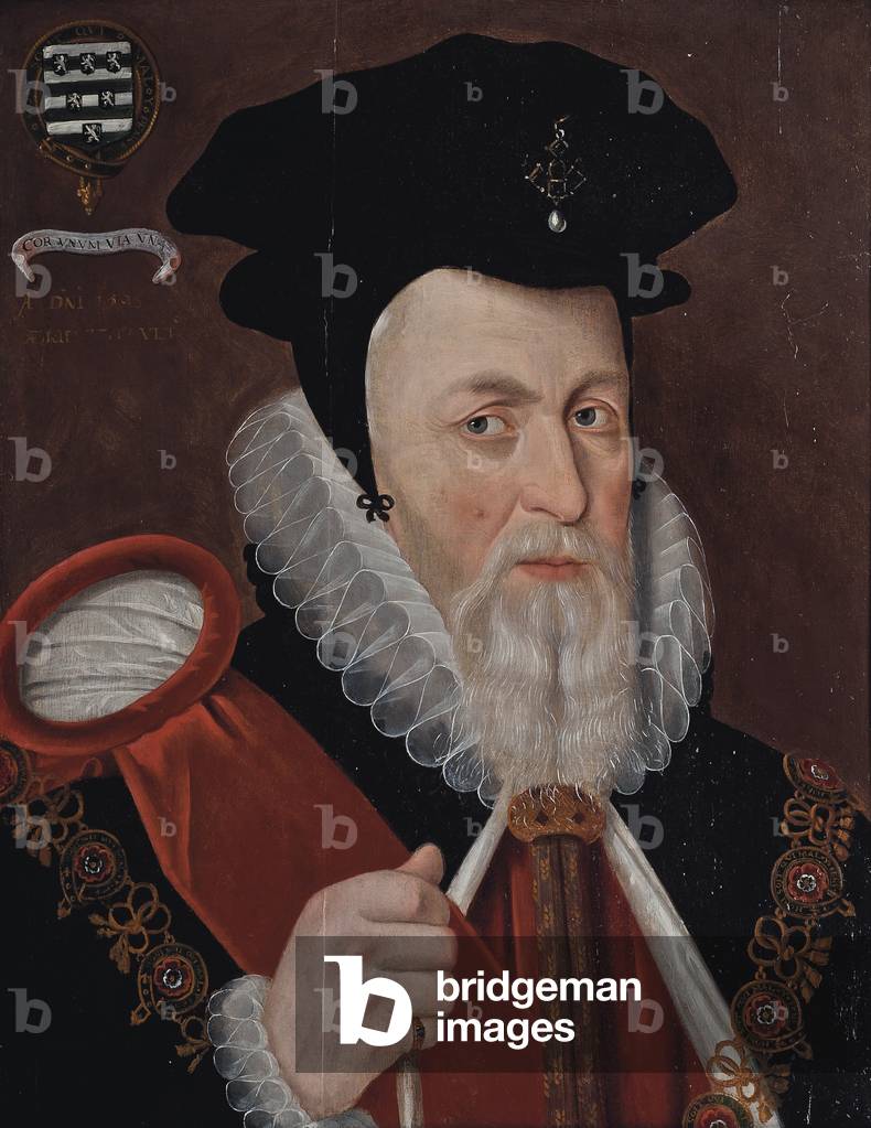 Portrait of William Cecil, Lord Burghley (oil on panel)