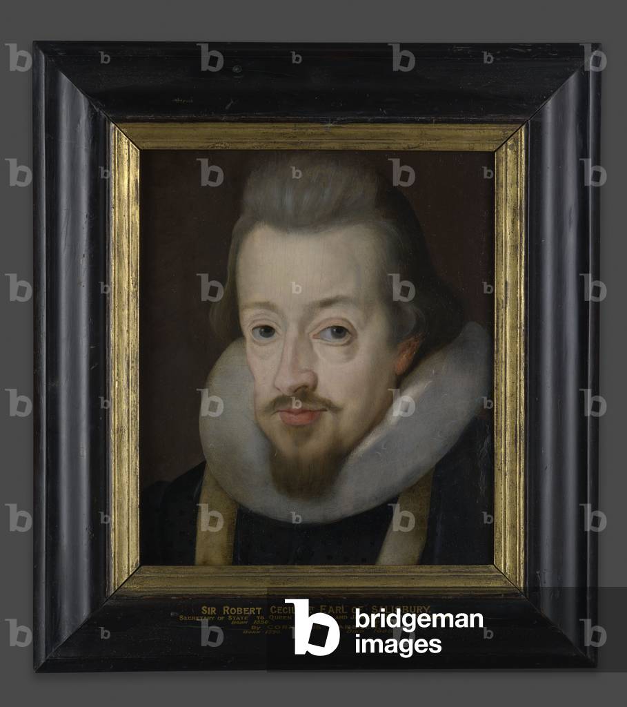 Portrait of Robert Cecil, 1st Earl of Salisbury (oil on panel) 