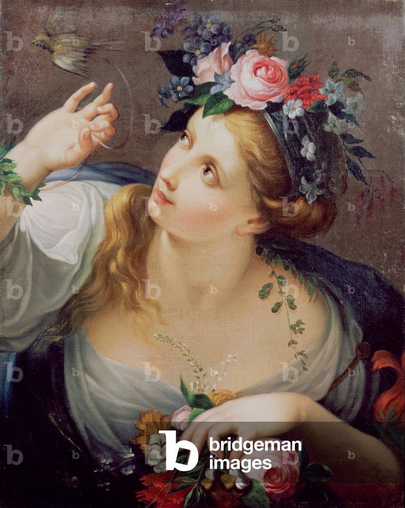 Bild von Gemälde "Allegorie des Frühlings", C19. Jahrhundert von Sebastiano Mazzolino