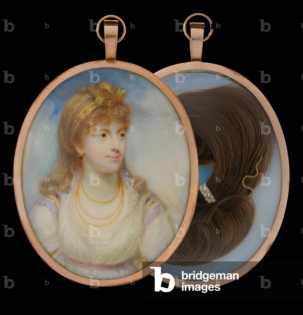 Portrait miniature of Frederica, Duchess of York (w/c on ivory)
