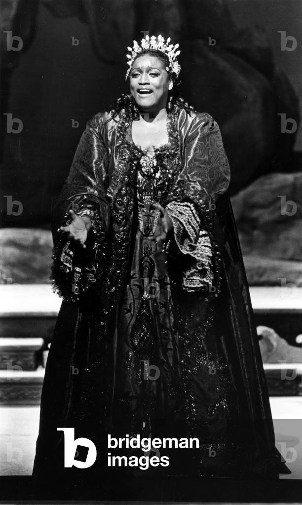 Jessye Norman as Ariadne in ' Ariadne auf Naxos ' (Ariadne on Naxos), opera by Richard Strauss