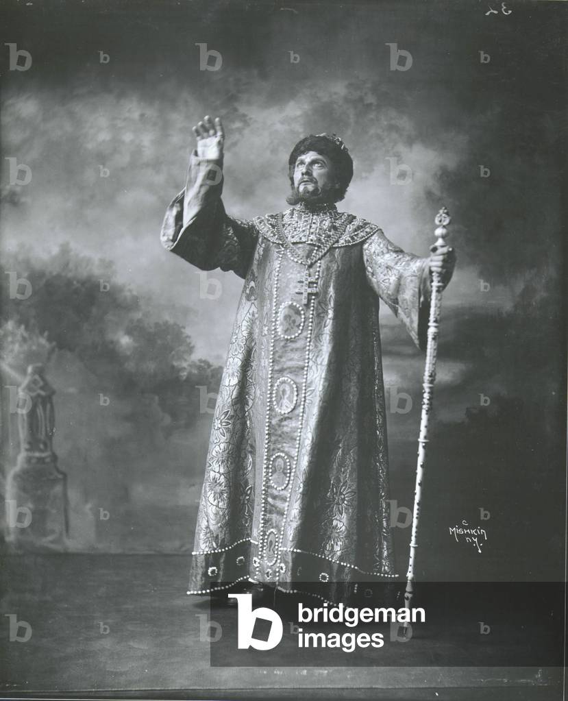 Adamo Didur in   title role of operaf Boris Godunov
