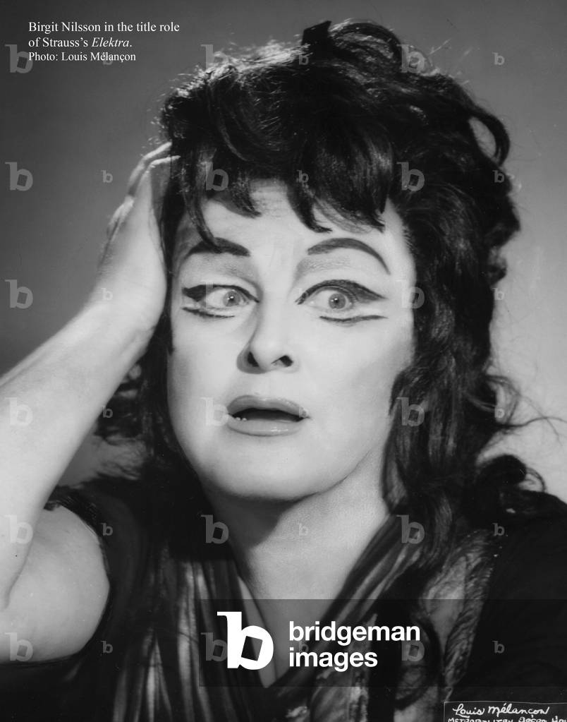 Birgit Nilsson in New York Metropolitan Opera production of Richard Strauss 's Elektra  in title role