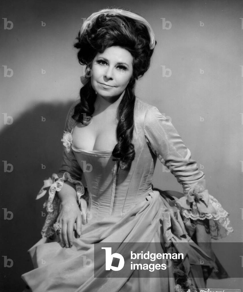 Christa Ludwig - portrait as Charlotte in Jules Massenet's 'Werther' , 1971 - German mezzo-soprano - b