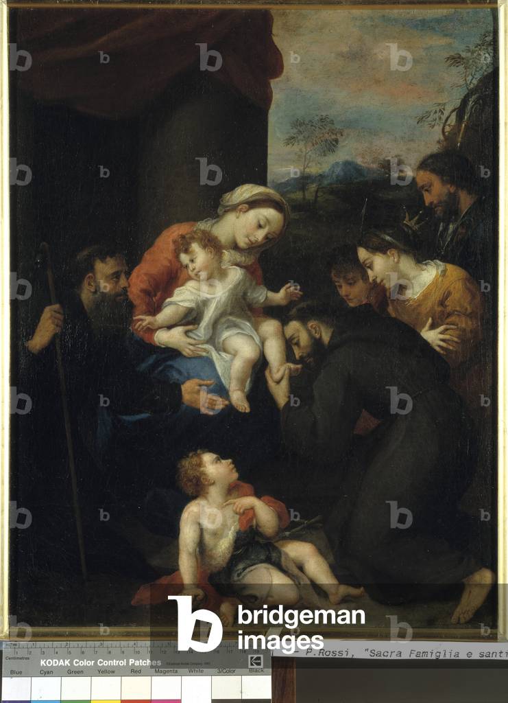 The Holy Family Painting by Pasqualino Rossi (1641-1725) Museo Civico, Modene