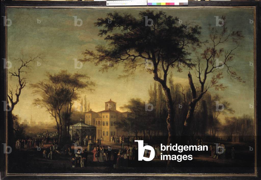 Party in Villa delle Pentetorri, 1831. Painting by Giovanni Susani. Museo Civico, Modene.