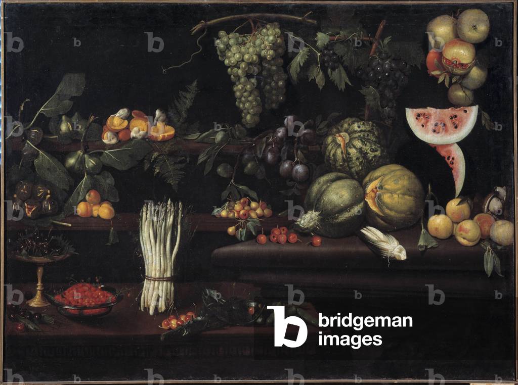 Still Life. Painting by the Master of Hartford. sd. 19th century. Galleria Estense, Modene.