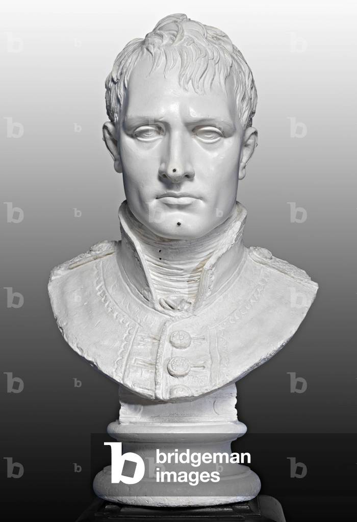 Plaster bust of Napoleon Bonaparte by Antonio Canova Accademia di S. Luca, Roma.