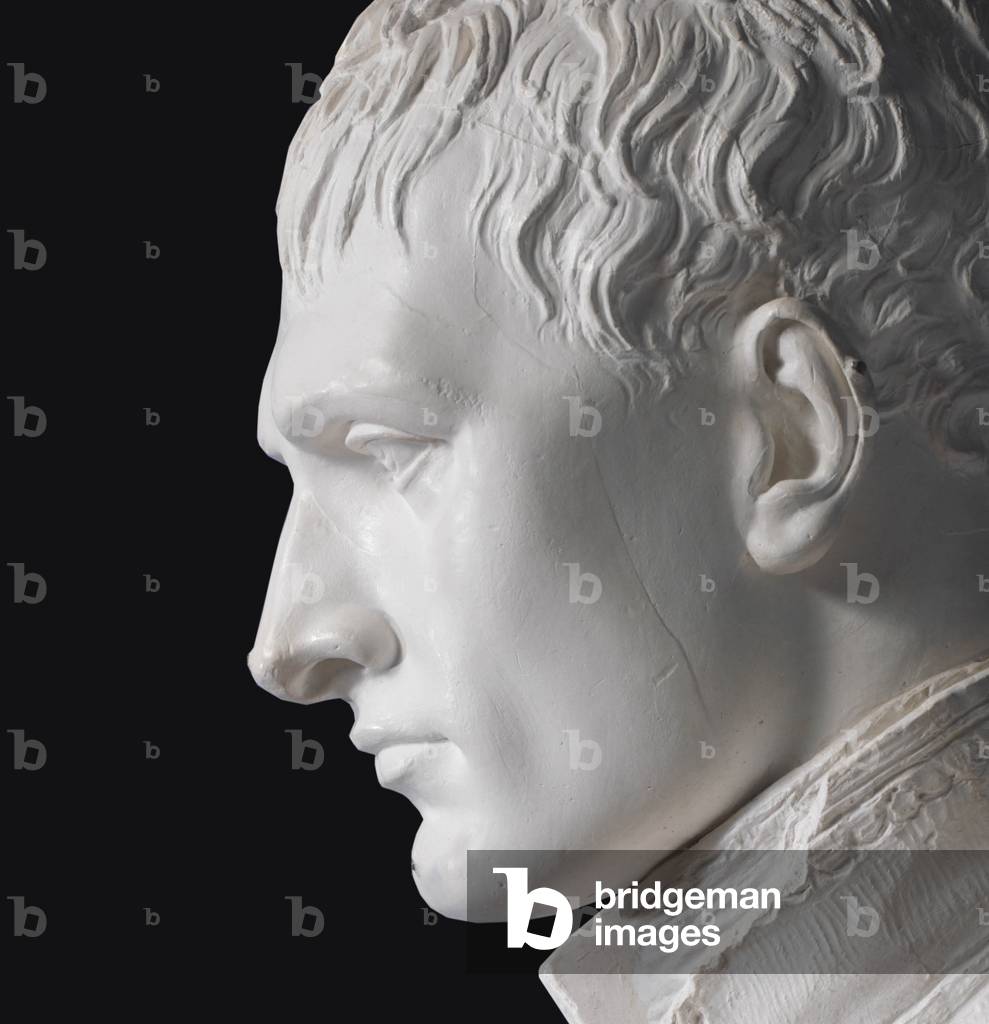 Plaster bust of Napoleon Bonaparte by Antonio Canova Accademia di S. Luca, Roma.